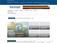 Tablet Screenshot of info-afrique.com